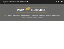 Tablet Screenshot of jandabloodstock.cz